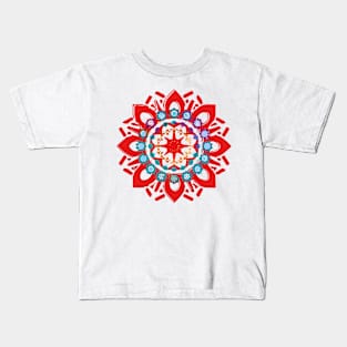 mandala Clamber drawingmandala Gamut paint Kids T-Shirt